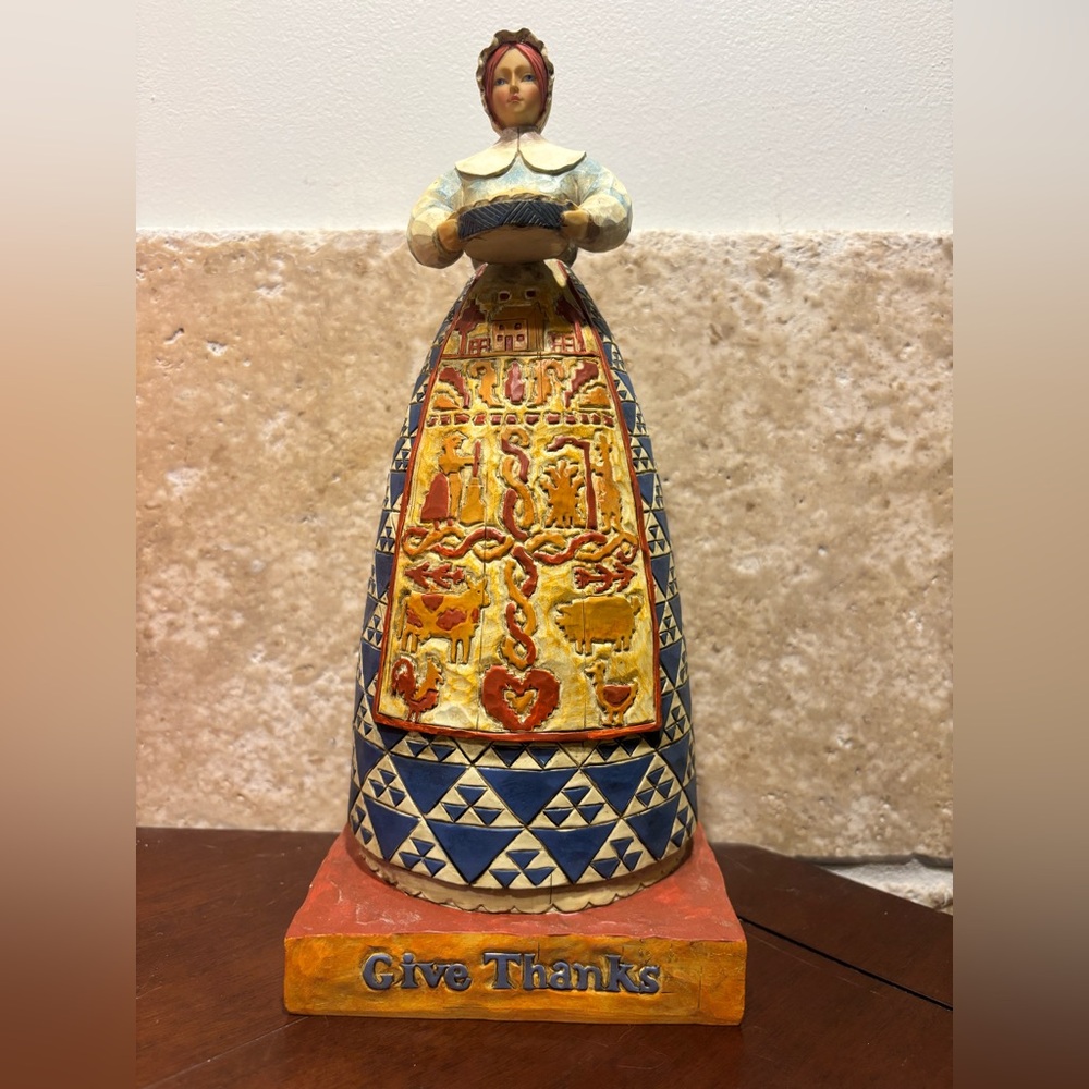 Jim Shore Harvest Orange Base Figurine